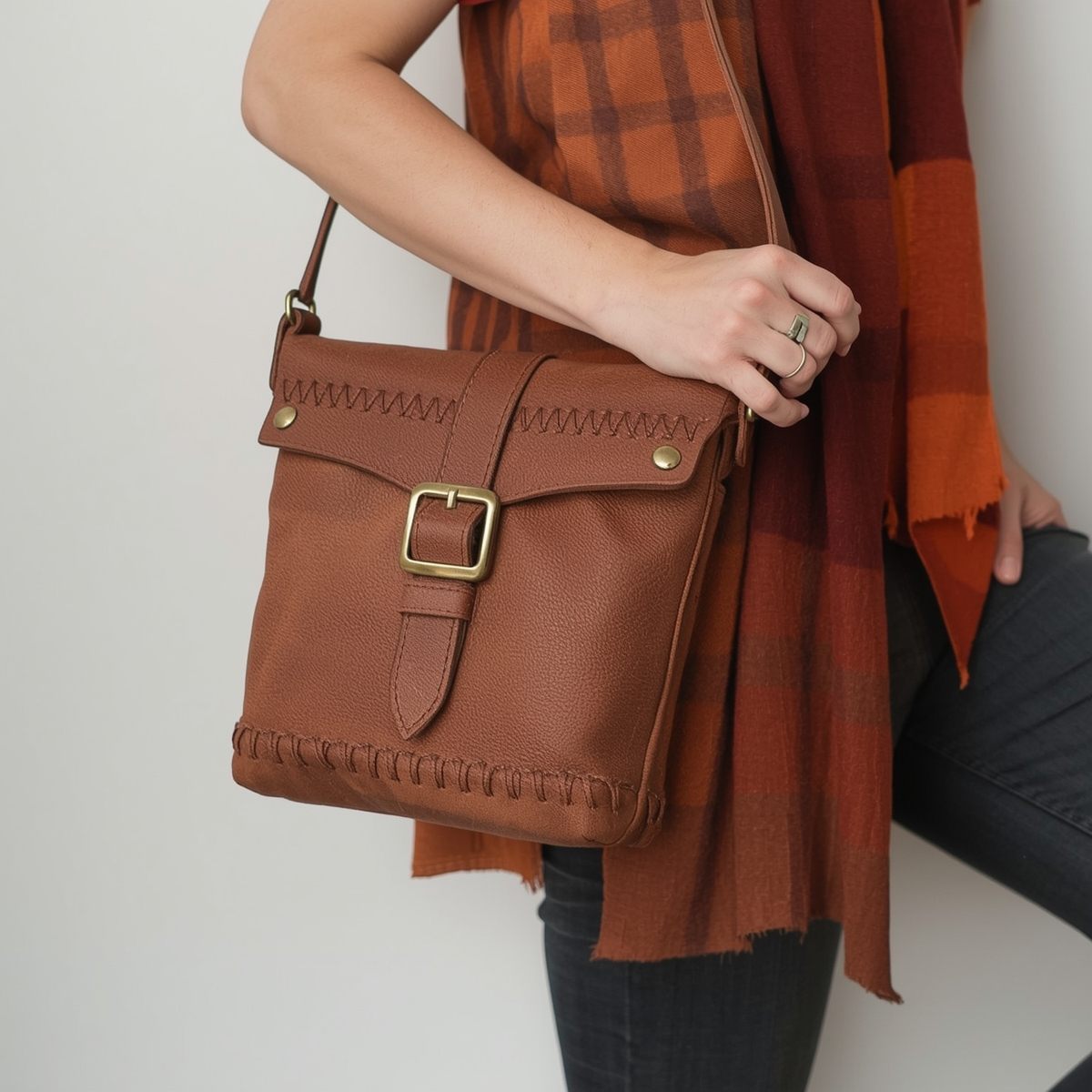 Handmade organic cotton bunny soft toy